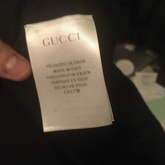 Gucci Black Wool Mock Neck Top 8 M - Picture 6 of 6